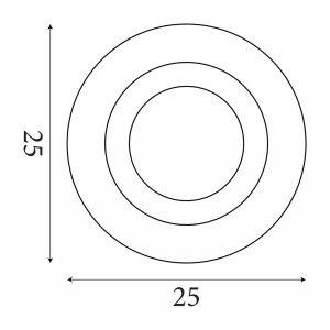 Plafoniera LED DESIGN CIRCULAR Ringo 25cm - Img 6