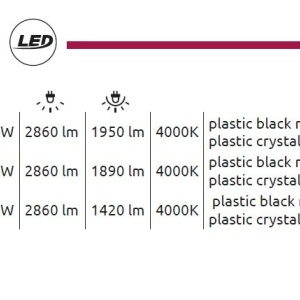 Plafoniera LED design HIGHWAY negru 240921 universul-luminii.ro