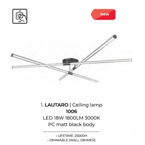 Plafoniera LED design minimalist LAUTARO - Img 2