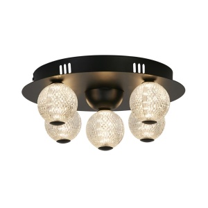 Plafoniera LED design modern Asteroid Led negru 159041 universul-luminii.ro