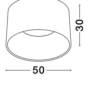 Plafoniera LED design modern ATIL D-50cm 236891 universul-luminii.ro