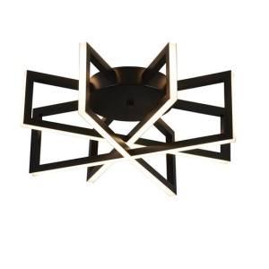 Plafoniera LED design modern Belle negru D-45cm