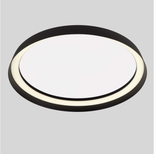 Plafoniera LED design modern circular ORMI negru D-45cm - Img 4