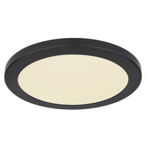 Plafoniera LED design modern, diametru 29,8cm, LASSE negru 12379-24B GL