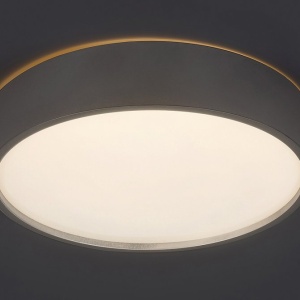 Plafoniera LED design modern Larcia IP44 argintiu, alb - Img 2