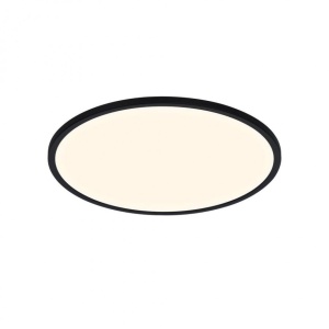 Plafoniera LED design silm IP54 Oja 42 baie negru 3000-4000K 2015116103 NL