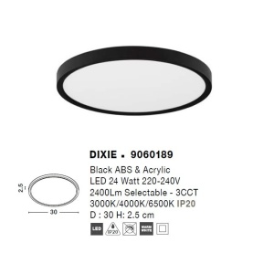 Plafoniera LED design slim DIXIE 30cm 56001 universul-luminii.ro
