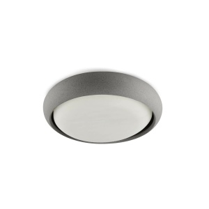 Plafoniera LED exterior iluminat minimalist IP44 ANGA 29cm gri inchis