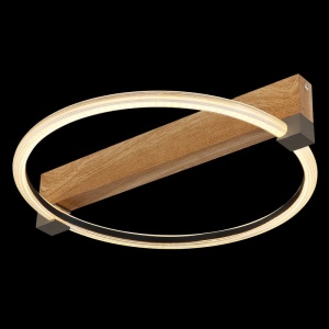 Plafoniera LED metal cu efect de lemn FLETCHER - Img 3