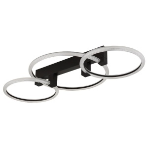 Plafoniera LED metal negru FLETCHER D2 - Img 5