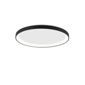 Plafoniera LED moderna design slim 48cm PERTINO negru NVL-9853674