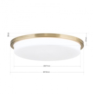 Plafoniera LED moderna LEROX 40cm alama antique 198181 universul-luminii.ro