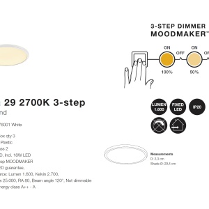 Plafoniera LED Oja 29 2700K MOODMAKER 47276001 NL 72541 universul-luminii.ro