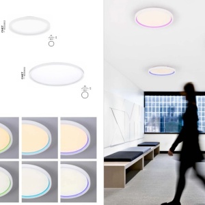 Plafoniera LED RGB si telecomanda Chet 39cm - Img 21