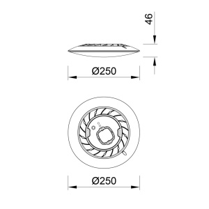 Plafoniera LED SLIM CCT 16W, 25CM - Img 7