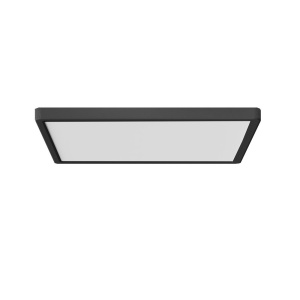 Plafoniera LED slim cu senzor de miscare si protectie IP40 PANKA SQ 30 CCT negru