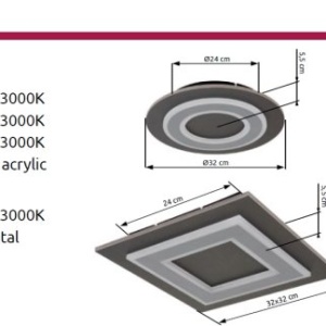 Plafoniera LED slim design circular JAYDEN - Img 5