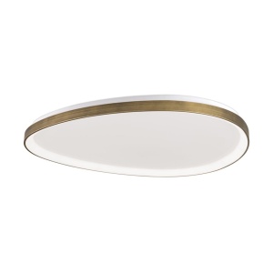Plafoniera LED XXL design modern slim CHARLIE patina D-80cm