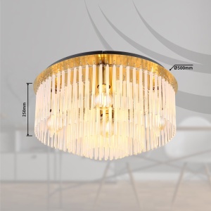 Plafoniera moderna GORLEY auriu 175211 universul-luminii.ro