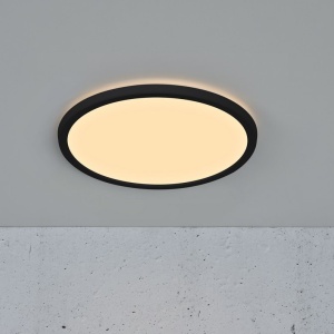 Plafoniera slim LED 2700K 3-step MOODMAKER Oja 29 negru 128731 universul-luminii.ro