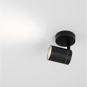 Plafoniera/Spot directionabil IP44 ALMA 1L negru 238321 universul-luminii.ro