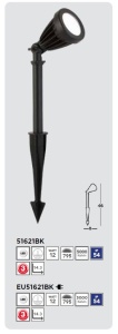Proiector cu tarus, iluminat exterior LED IP54 Spikey 112711 universul-luminii.ro
