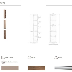 Raft design LUX Walnut-Leatherette Mink - Img 9
