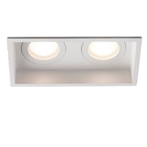 Rama Spot incastrabil tavan baie IP44 HYDE SQ 2L alb