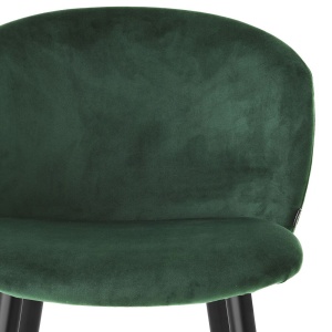 Scaun de bar design elegant LUX Volante, verde inchis 115733 HZ - Img 5