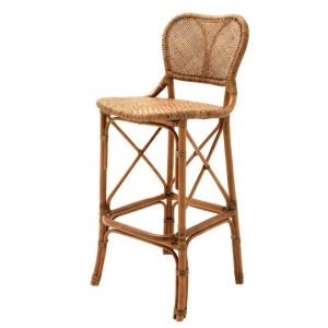 Scaun de bar design LUX din rattan, Colony 111452 HZ