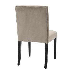 Scaun design elegant LUX Atena, catifea gri 113840 HZ - Img 3