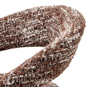 Scaun design elegant LUX Bravo, boucle sonata red - Img 6