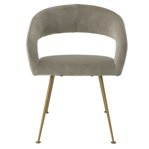 Scaun design elegant LUX Bravo, savona greige 116144 HZ - Img 2