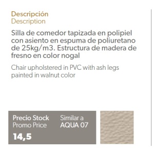 Scaun elegant design italian Annita AC-CH1483 - Img 3