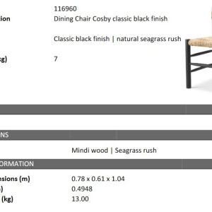 Scaun LUX design natural Cosby - Img 2