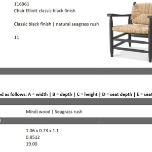 Scaun LUX design natural Elliott - Img 2