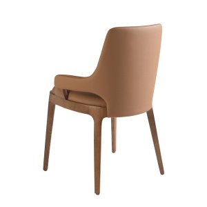 Scaun modern design italian Marron - Img 8
