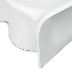 Scaun modern din fibra de sticla NEMO FACE alb - Img 4