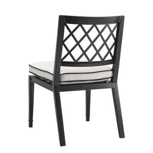 Scaun pentru interior si exterior Paladium, negru 113618 HZ - Img 3