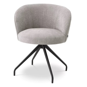 Scaun pivotant design elegant LUX Masters, Sisley grey - Img 2