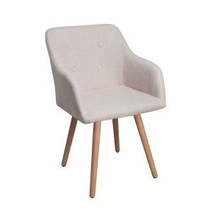 Set 2 scaune cu brate design nordic Scandinavia natur A-36824 VC