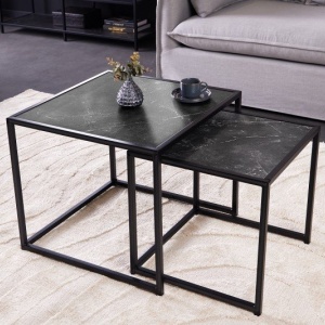 Set de 2 masute design industrial Slim Line - Img 7