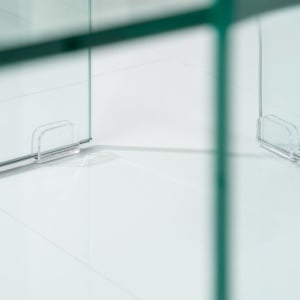 Set de 2 masute moderne din sticla transparenta Fantome - Img 6