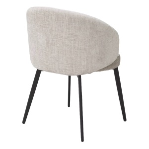 Set de 2 scaune cu brate design LUX Lloyd, Sisley bej - Img 4
