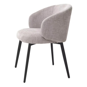 Set de 2 scaune cu brate design LUX Lloyd, sisley gri 115993 HZ - Img 4