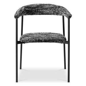 Set de 2 scaune design LUX Julio, Boucle sonata black - Img 5