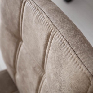 Set de 2 scaune tapitate cu microfibra Modena, taupe vintage - Img 4