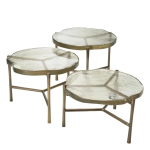 Set de 3 masute design LUX Claremont - Img 4