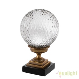 Set de 3 obiecte decorative LUX Divani alama finisaj antic 110081 HZ - Img 2