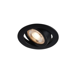 Set de 3 spoturi LED incastrabile directionabile Monolo negru - Img 4